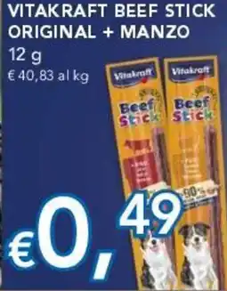 Migross Supermercati e Market Vitakraft Beef Stick Original + Manzo offerta