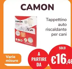 ZooPlanet Camon tappettino auto riscaldante per cani offerta