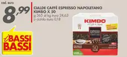Italmark Cialde caffè espresso napoletano Kimbo offerta