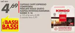 Italmark Capsule caffè espresso compatibili Nescafé Dolce Gusto Kimbo offerta