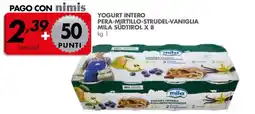 Italmark Yogurt intero pera-mirtillo-strudel-vaniglia mila Südtirol offerta
