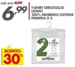 Italmark T-shirt girocollo uomo pompea offerta