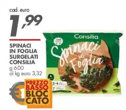 Italmark Spinaci in Foglia Consilia offerta