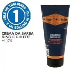 Italmark Crema da barba King C Gillette offerta