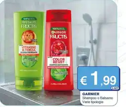 Mister Risparmio Garnier Shampoo o Balsamo offerta