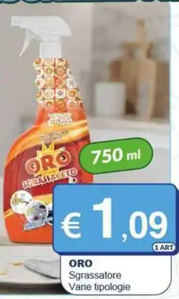 Mister Risparmio Oro sgrassatore offerta