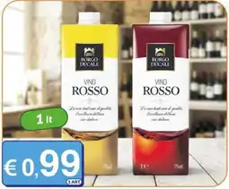 Mister Risparmio Vino rosso Borgo Ducale offerta
