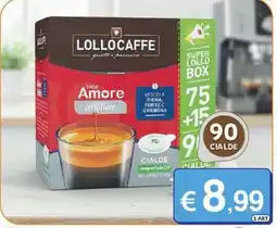 Mister Risparmio Lollocaffe linea Amore gusto assoluto offerta
