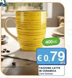 Mister Risparmio Tazzone latte in ceramica offerta