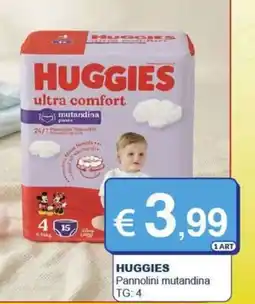 Mister Risparmio Huggies Pannolini mutandina offerta