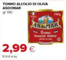 Tigre Tonno all'olio di oliva Asdomar offerta