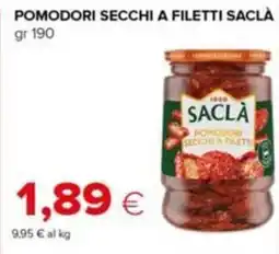 Tigre Pomodori secchi a filetti Saclà offerta