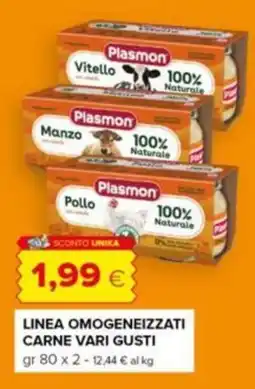 Tigre Plasmon Omogeneizzati Carne Vari Gusti offerta