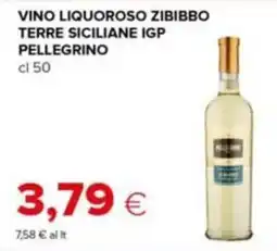 Tigre Vino liquoroso zibibbo terre siciliane igp pellegrino offerta