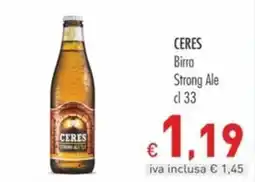 Cash & Carry Grossy Ceres birra strong ale offerta