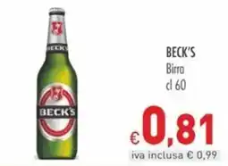 Cash & Carry Grossy Beck's Birra offerta