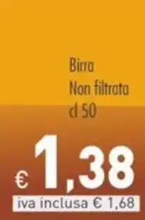 Cash & Carry Grossy Birra Non filtrata offerta