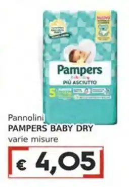 Italy Cash Pannolini Pampers Baby Dry offerta