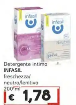 Italy Cash Detergente intimo INFASIL freschezza/neutro/lenitivo offerta
