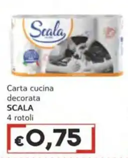 Italy Cash Carta cucina decorata SCALA offerta