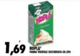 Compri Meglio Hopla' panna vegetale zuccherata offerta