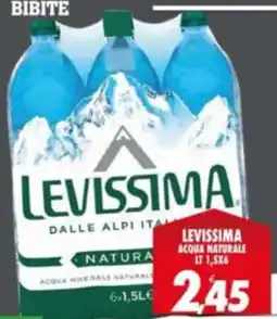 Compri Meglio Levissima acqua naturale offerta