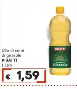 Italy Cash Olio di semi di girasole Ribatti offerta