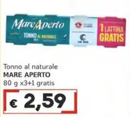 Italy Cash Tonno al naturale Mare Aperto offerta