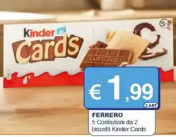 Mister Risparmio Kinder Cards offerta