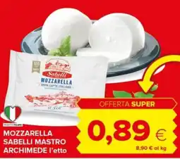 Tigre Mozzarella Sabelli Mastro Archimede offerta