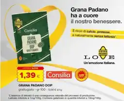 Tigre Grana Padano DOP grattugiato offerta