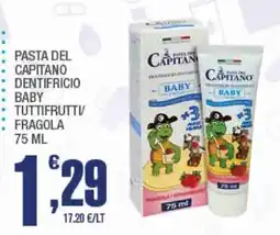 Splendidi e Splendenti Pasta del Capitano dentifricio baby offerta
