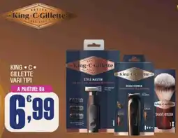 Splendidi e Splendenti King C Gillette vari tipi offerta