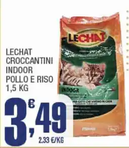 Splendidi e Splendenti Lechat croccantini indoor pollo e riso offerta