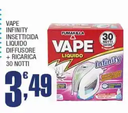 Splendidi e Splendenti Vape Infinity inetticida liquido offerta