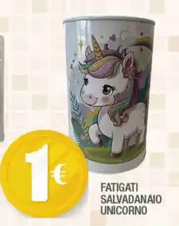 Splendidi e Splendenti Fatigati salvadanaio unicorno offerta