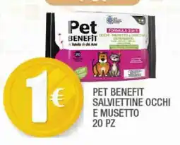 Splendidi e Splendenti Pet Benefit salviettine occhi e musetto offerta