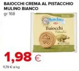 Tigre Baiocchi crema al pistacchio Mulino Bianco offerta