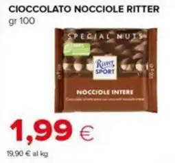 Tigre Cioccolato nocciole Ritter offerta