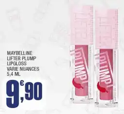 Splendidi e Splendenti Maybelline Lifter Plump Lipgloss offerta