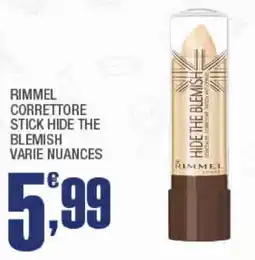 Splendidi e Splendenti Rimmel correttore stick hide the blemish offerta