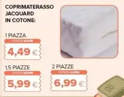Oasi Coprimaterasso jacquard in cotone offerta