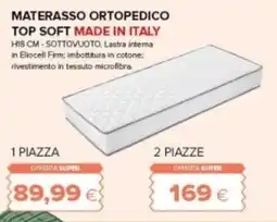 Oasi Materasso ortopedico top soft made in Italy offerta