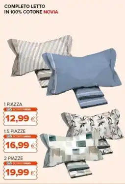 Oasi Completo letto in 100% cotone Novia offerta