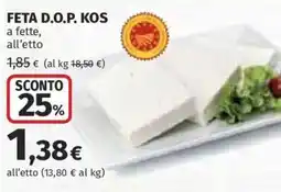 Ipercoop Feta D.O.P. Kos offerta