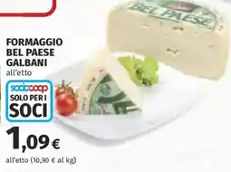 Ipercoop Formaggio Bel Paese Galbani offerta