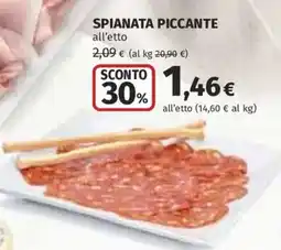 Ipercoop Spianata piccante offerta