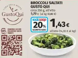 Ipercoop Broccoli saltati GustoQui offerta