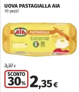 Ipercoop Uova pastagialla Aia offerta