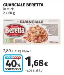 Ipercoop Guanciale Beretta offerta